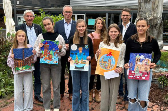 Siegerehrung Lions Weihnachtskalender-Wettbewerb