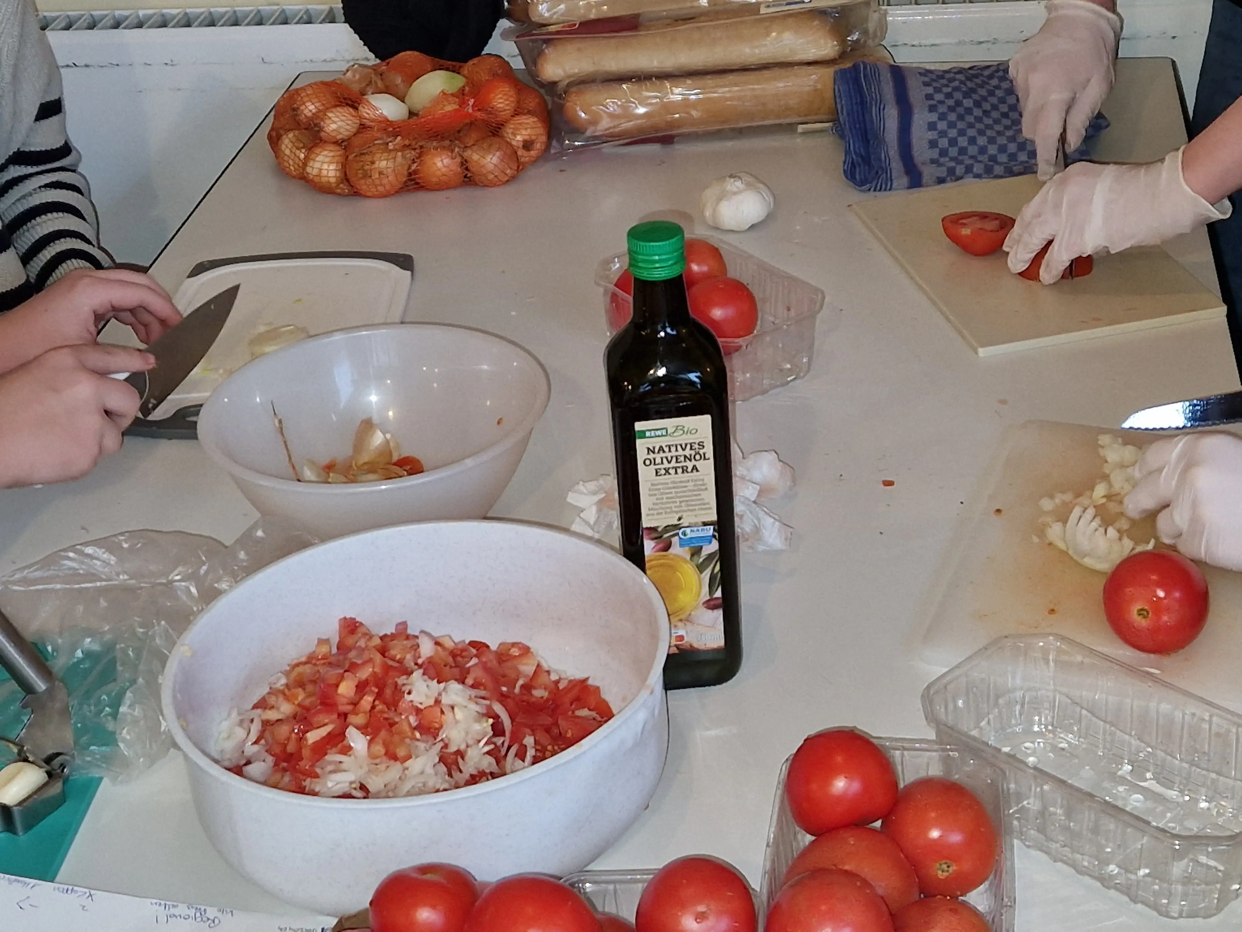 Viel zu schnippeln...