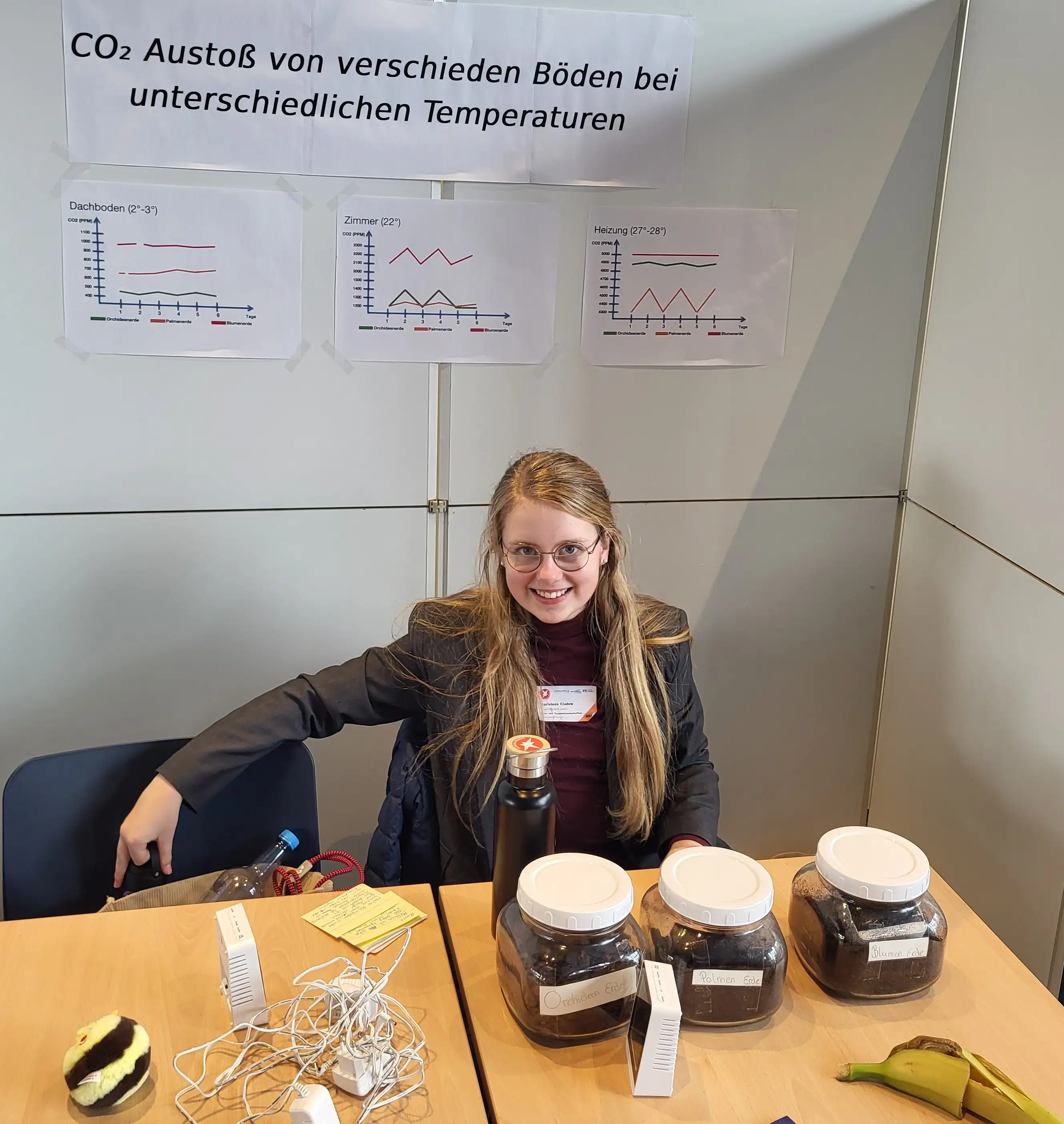 Marieleen erläutert gern, was sie herausgefunden hat