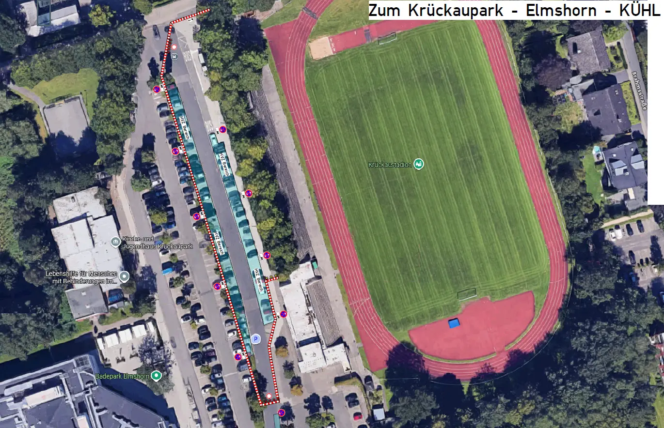 2026 03 19 Luftbild Parkplatz  und Strassensperrung