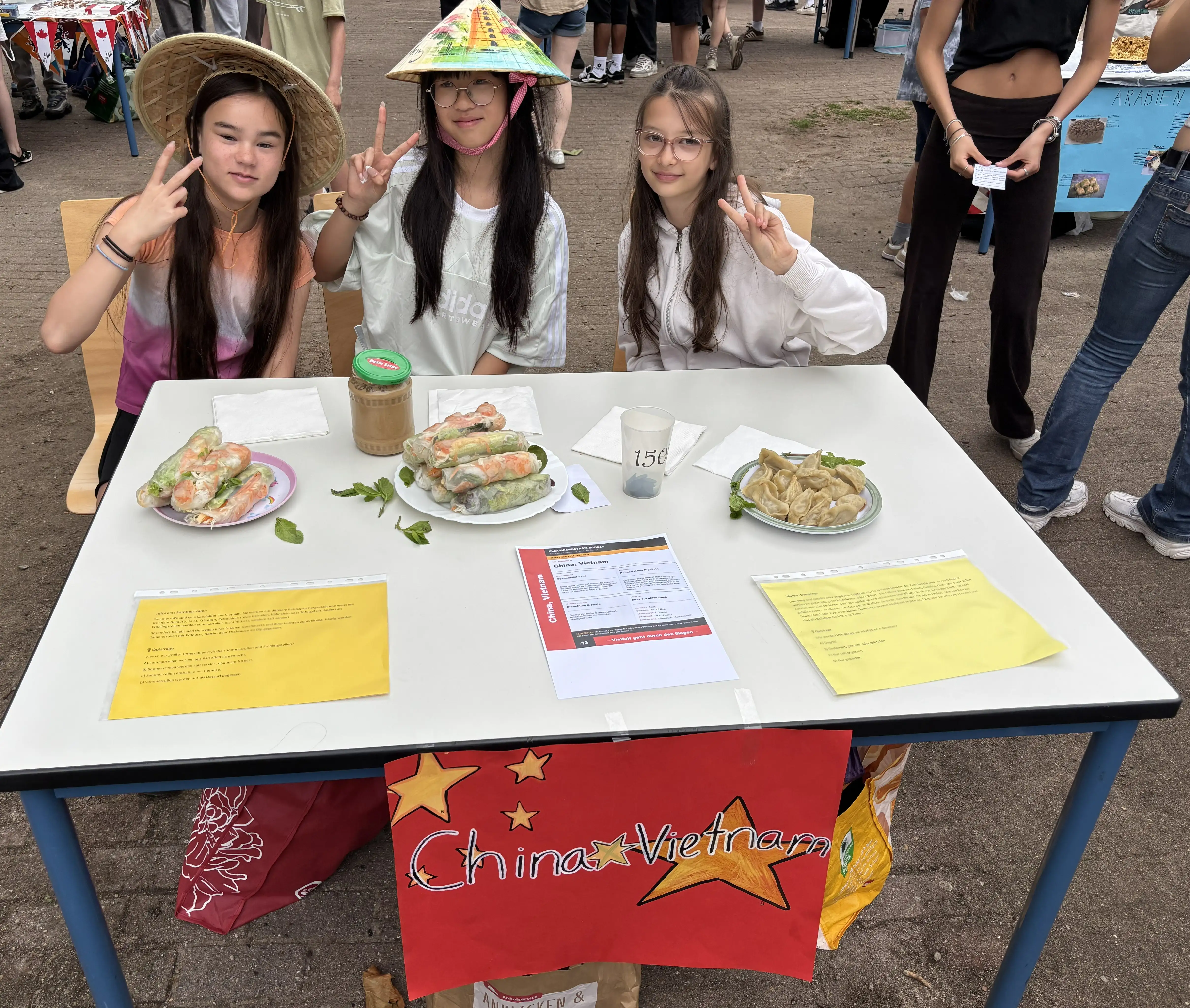 Sommerrollen am Vietnam-Stand