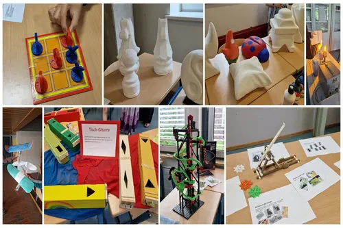 Enrichment Praesentationstag Collage